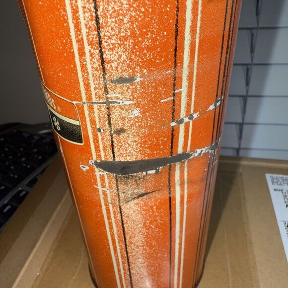 Vintage 1969 King Seeley Thermos Red Stripes No 2210 - Picture 6 of 8